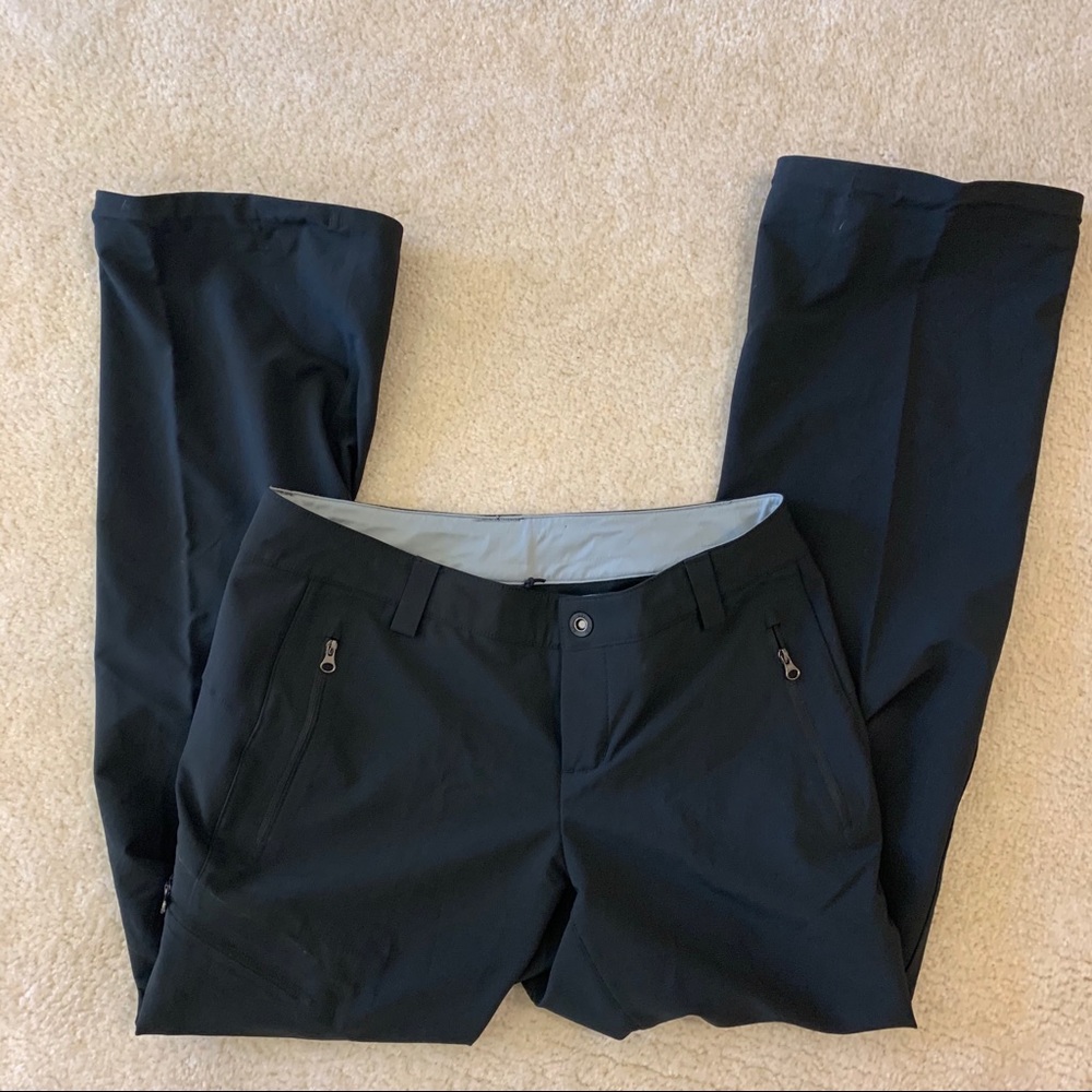 REI women’s black trail pants size 4 petite